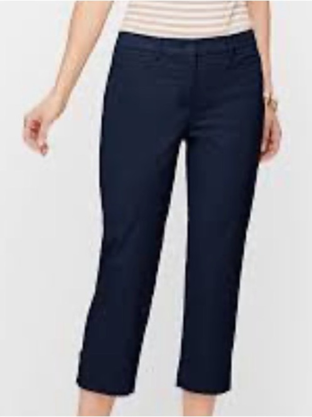 Talbots Women’s Perfect Skimmer Slim Leg Pedal Pusher‎ Pants Size 12P NWT